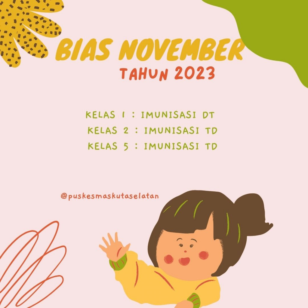 JADWAL BIAS NOVEMBER 2023 | Puskesmaskutaselatan Badung